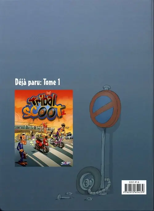 Verso de l'album Tribal scoot Tome 2 Tribal pour suite