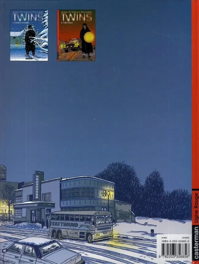 Verso de l'album Twins Tome 2 Willet Burns