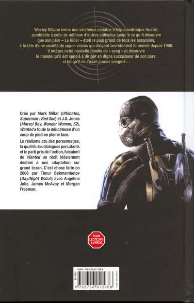 Verso de l'album Wanted