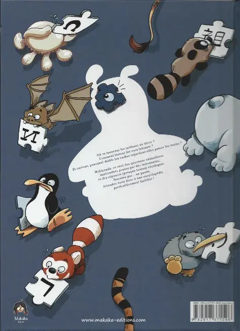 Verso de l'album Wikipanda Tome 2 Encyclopédie Animalière Farfelue