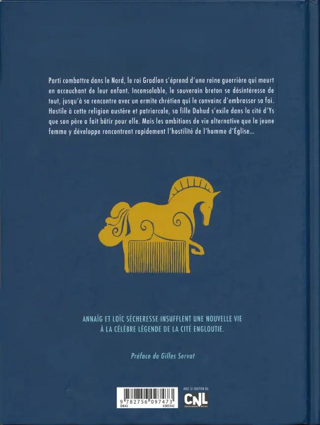 Verso de l'album Ys
