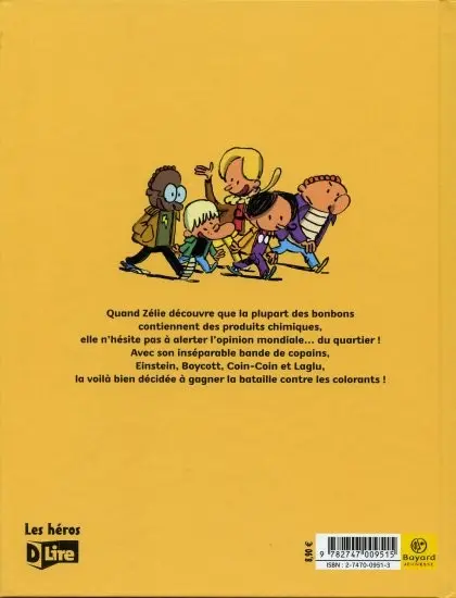Verso de l'album Zélie et compagnie Tome 2 Bande de légumes