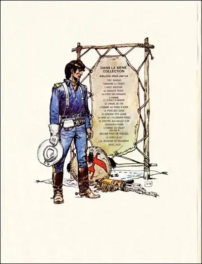 Verso de l'album Blueberry Tome 7 Le cheval de fer