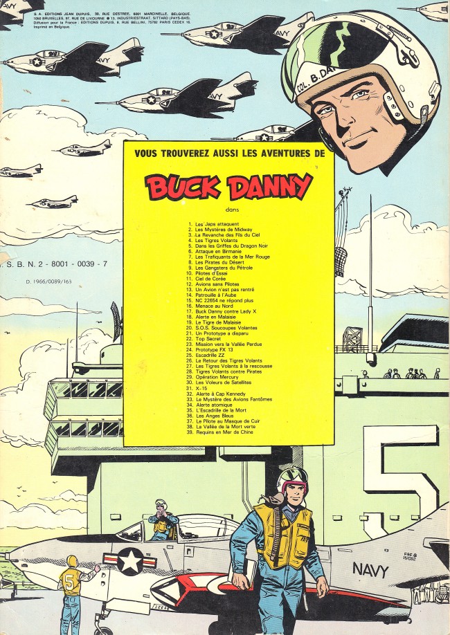 Verso de l'album Buck Danny Tome 2 Les mystères de Midway