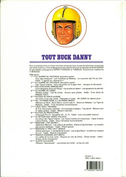 Verso de l'album Tout Buck Danny Tome 3 Les Aviateurs démobilisés