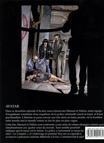 Verso de l'album Avatar Tome 2 Griffes dans le Vent