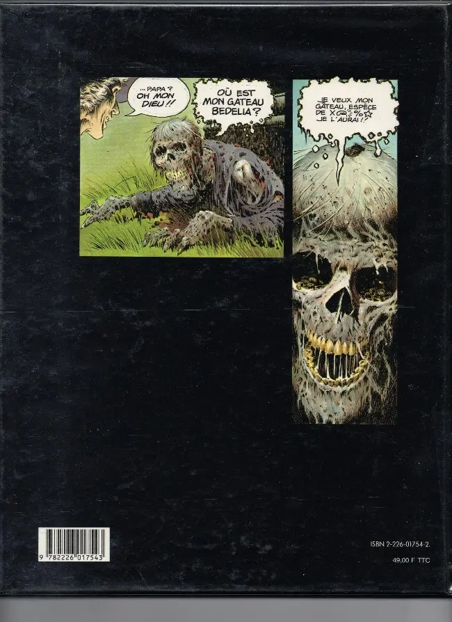 Verso de l'album Creepshow