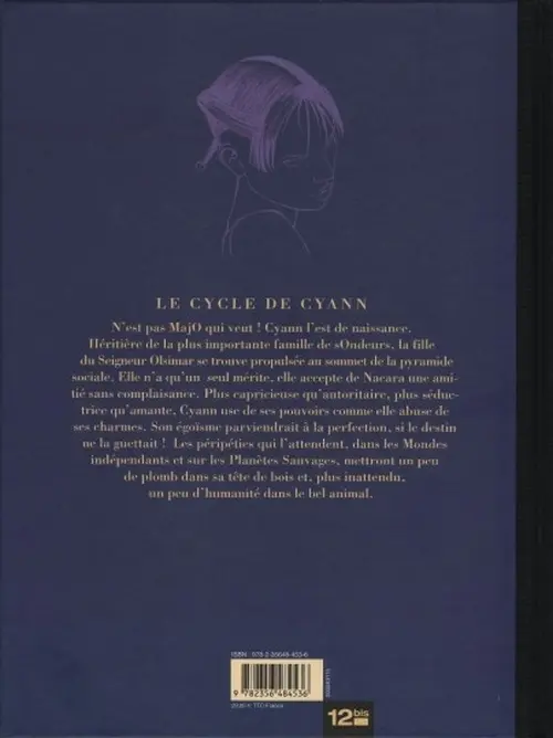 Verso de l'album Le Cycle de Cyann Tome 5 Les Couloirs de l'Entretemps