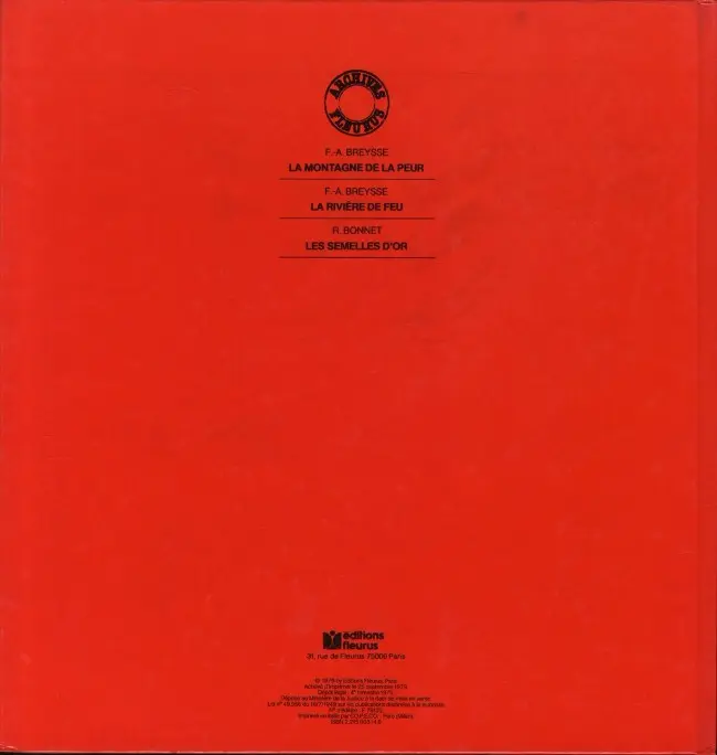 Verso de l'album Fripounet et Marisette Tome 4 Les semelles d'or