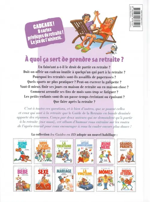 Verso de l'album Le Guide Tome 9 Le guide de la retraite