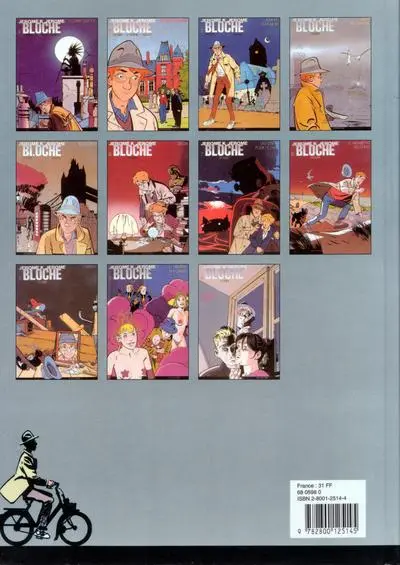 Verso de l'album Jérôme K. Jérôme Bloche Tome 4 Passé recomposé