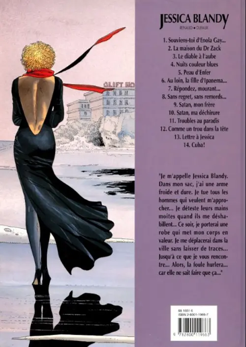 Verso de l'album Jessica Blandy Tome 7 Répondez, mourant...