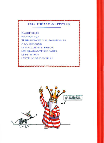 Verso de l'album La Nef des fous Tome 6 Les quarante six pages