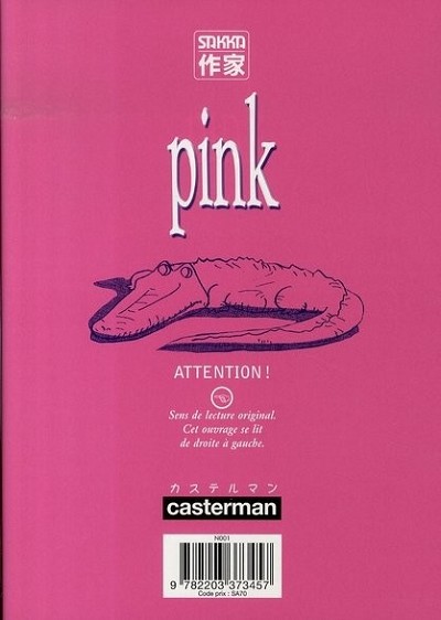 Verso de l'album Pink