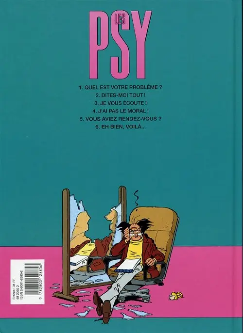 Verso de l'album Les Psy Tome 2 Dites-moi tout !