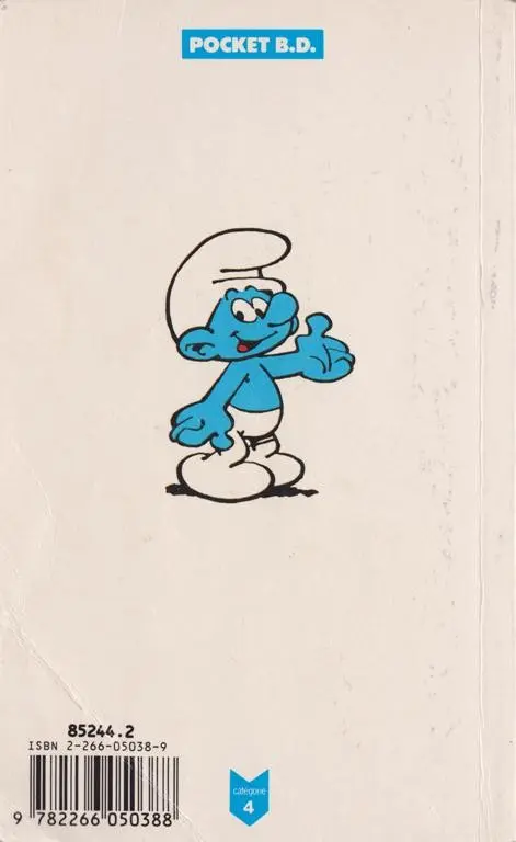 Verso de l'album Les Schtroumpfs Tome 3 La Schtroumpfette