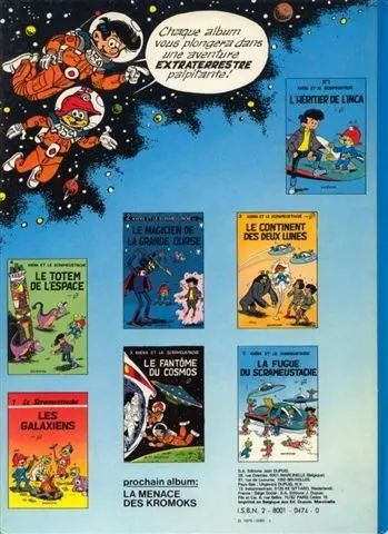 Verso de l'album Le Scrameustache Tome 3 Le continent des deux lunes