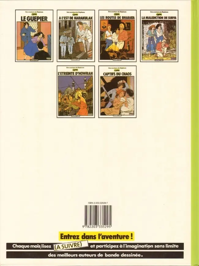 Verso de l'album Stéphane Clément Tome 2 À l'est de Karakulak