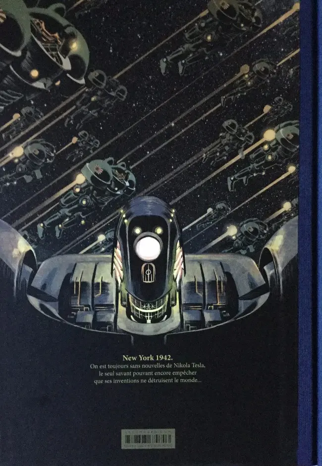 Verso de l'album Les Trois Fantômes de Tesla Tome 1 Le mystère Chtokavien
