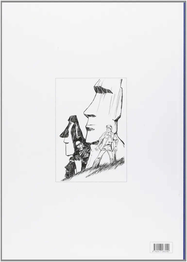 Verso de l'album Ushuaïa - Les aventures de Nicolas Hulot Tome 1 Le trésor des Moaï