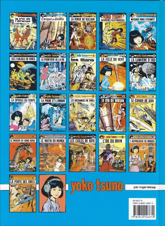 Verso de l'album Yoko Tsuno Tome 2 L'orgue du diable
