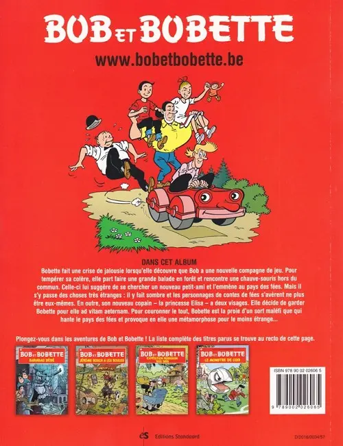 Verso de l'album Bob et Bobette Tome 336 Le pays sens dessus dessous