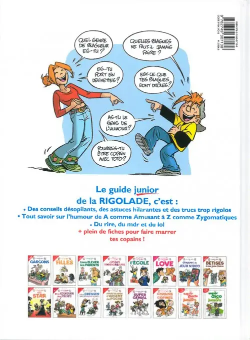 Verso de l'album Les guides junior Tome 15 Le guide junior de la rigolade
