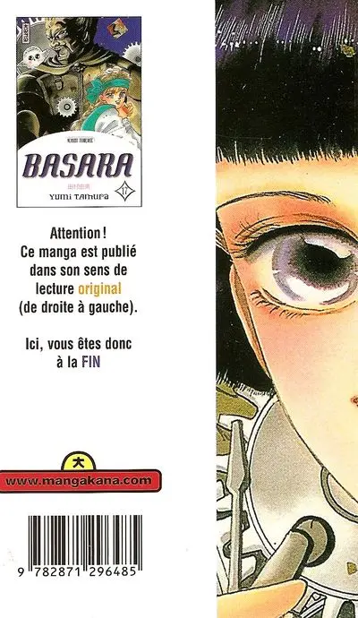 Verso de l'album Basara 17