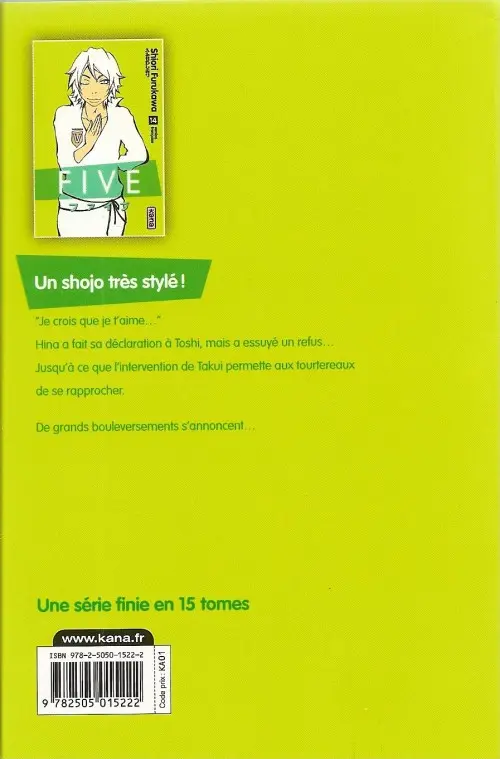 Verso de l'album Five 14