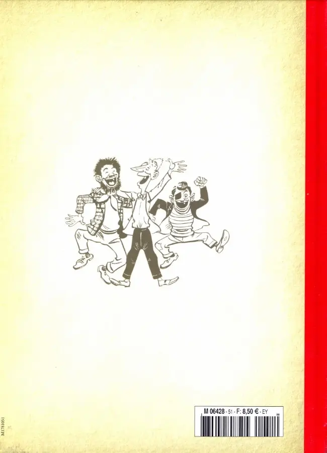 Verso de l'album Les Pieds Nickelés - La collection Tome 52 Les Pieds Nickelés banquiers