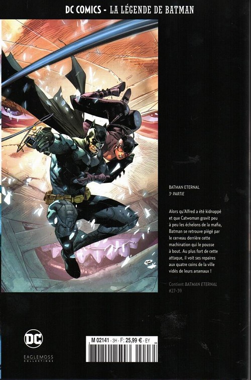 Verso de l'album DC Comics - La Légende de Batman Hors-série Volume 3 Batman Eternal - 3e partie