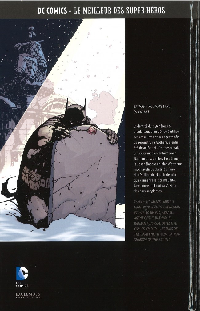 Verso de l'album DC Comics - Le Meilleur des Super-Héros Hors-série Volume 6 Batman - No Man's Land - 6e partie