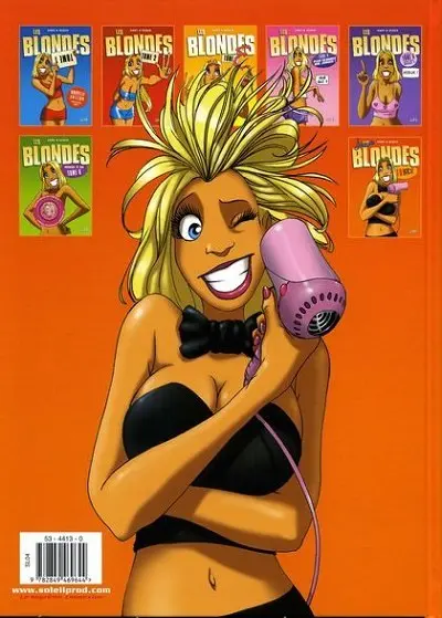 Verso de l'album Les Blondes Tome 7 Les James Blondes 007