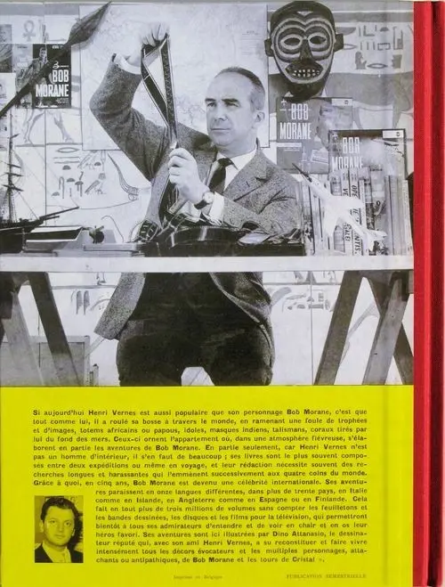 Verso de l'album Bob Morane Tome 3 Les Tours de cristal