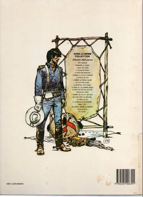 Verso de l'album Blueberry Tome 12 Le spectre aux balles d'or