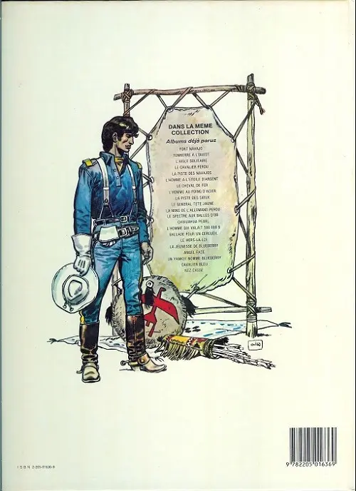 Verso de l'album Blueberry Tome 18 Nez cassé