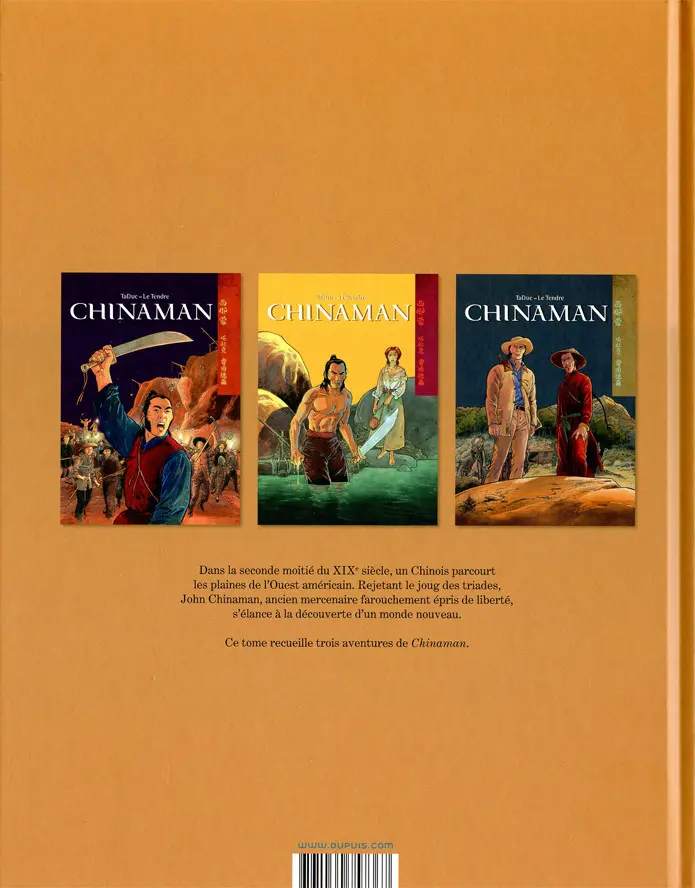 Verso de l'album Chinaman Intégrale 2