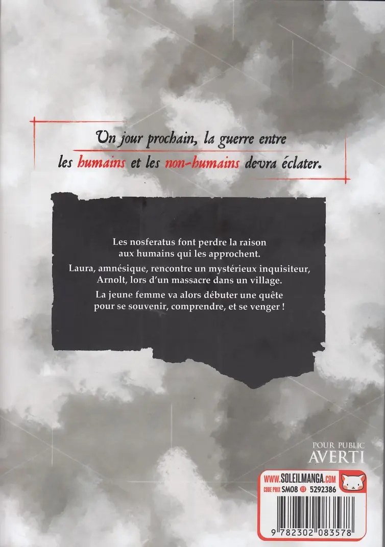 Verso de l'album Nosferatu 1