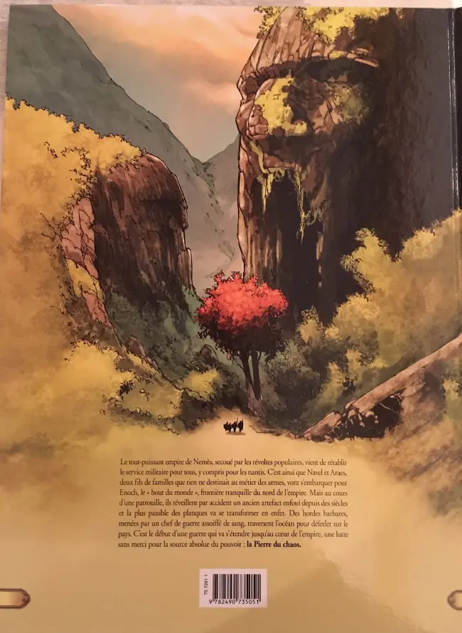 Verso de l'album La pierre du chaos Tome 1 Le Sang des ruines