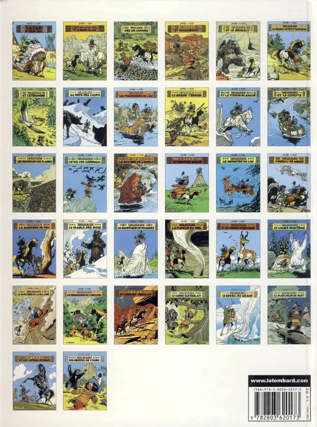 Verso de l'album Yakari Tome 21 Le souffleur de nuages