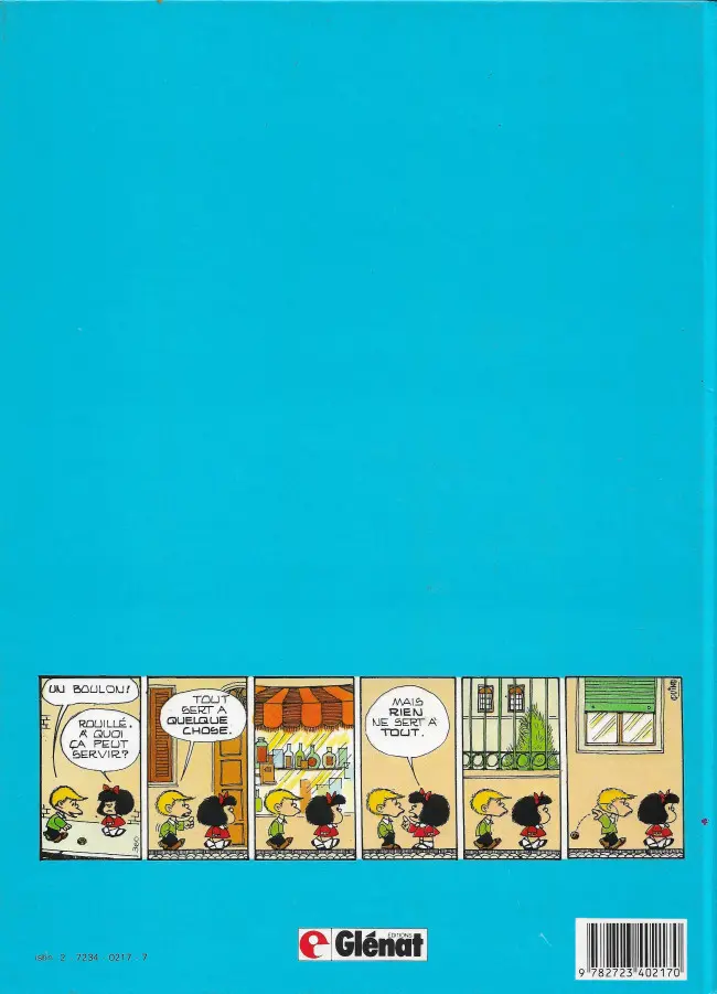 Verso de l'album Mafalda Tome 3 Mafalda revient