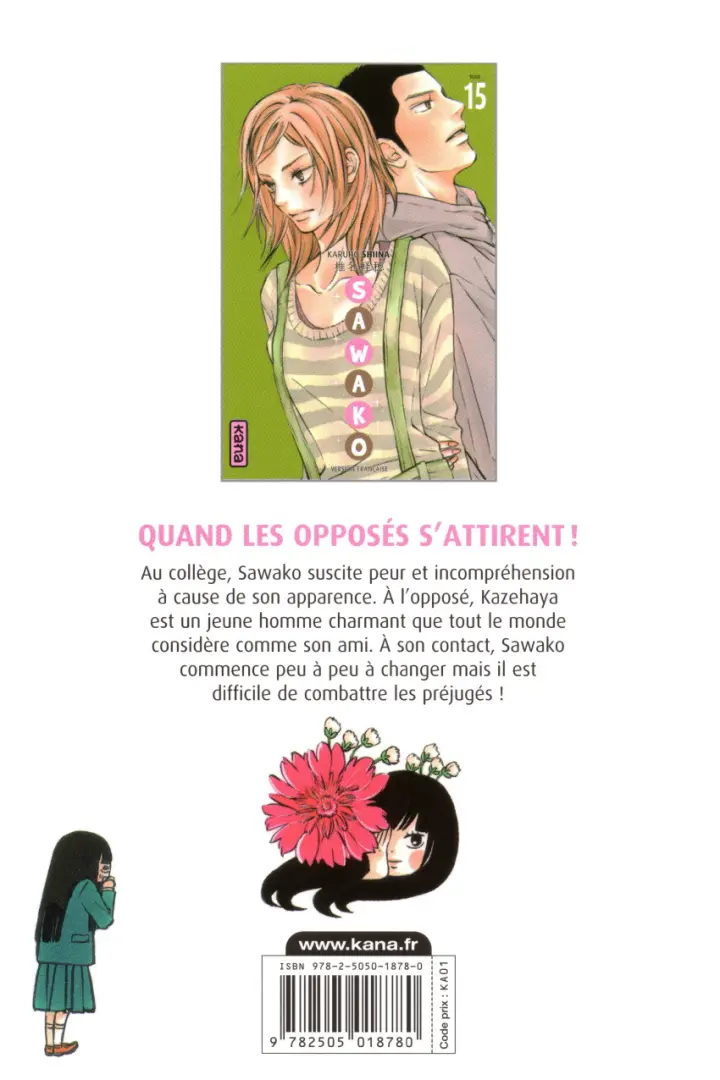 Verso de l'album Sawako 15