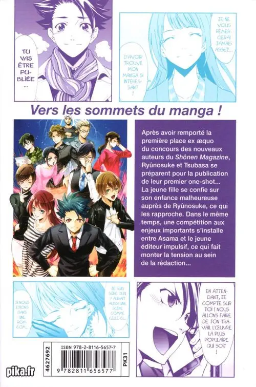 Verso de l'album Hitman - Les coulisses du manga 2