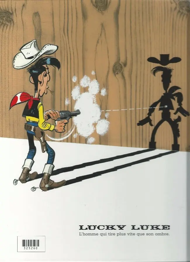 Verso de l'album Lucky Luke Tome 50 Sarah Bernhardt