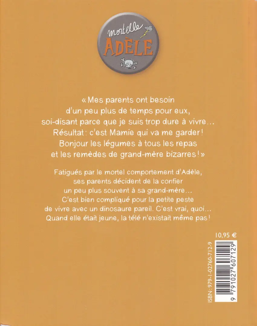 Verso de l'album Mortelle Adèle Tome 16 Jurassic Mamie