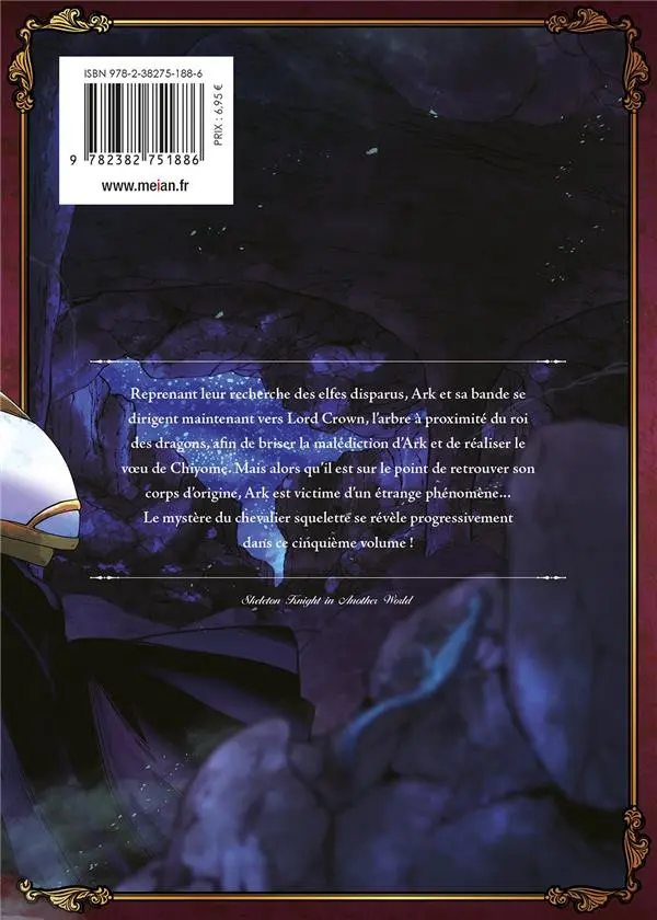Verso de l'album Skeleton knight in another world Tome V