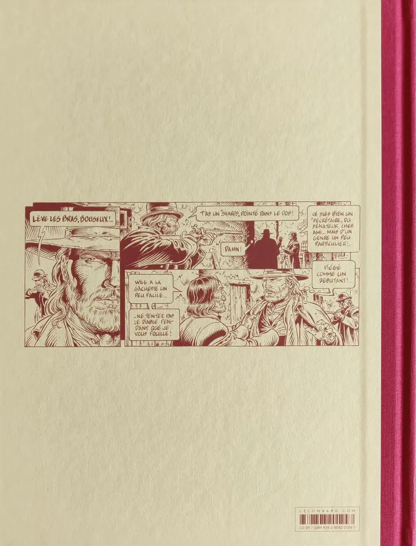Verso de l'album Lonesome Tome 3 Les liens du sang