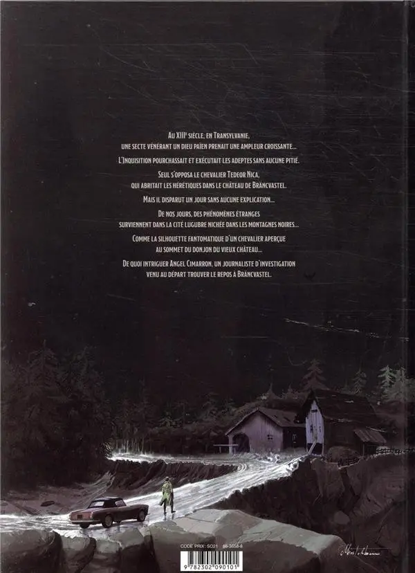 Verso de l'album Angel le sanctuaire des hérétiques Première partie