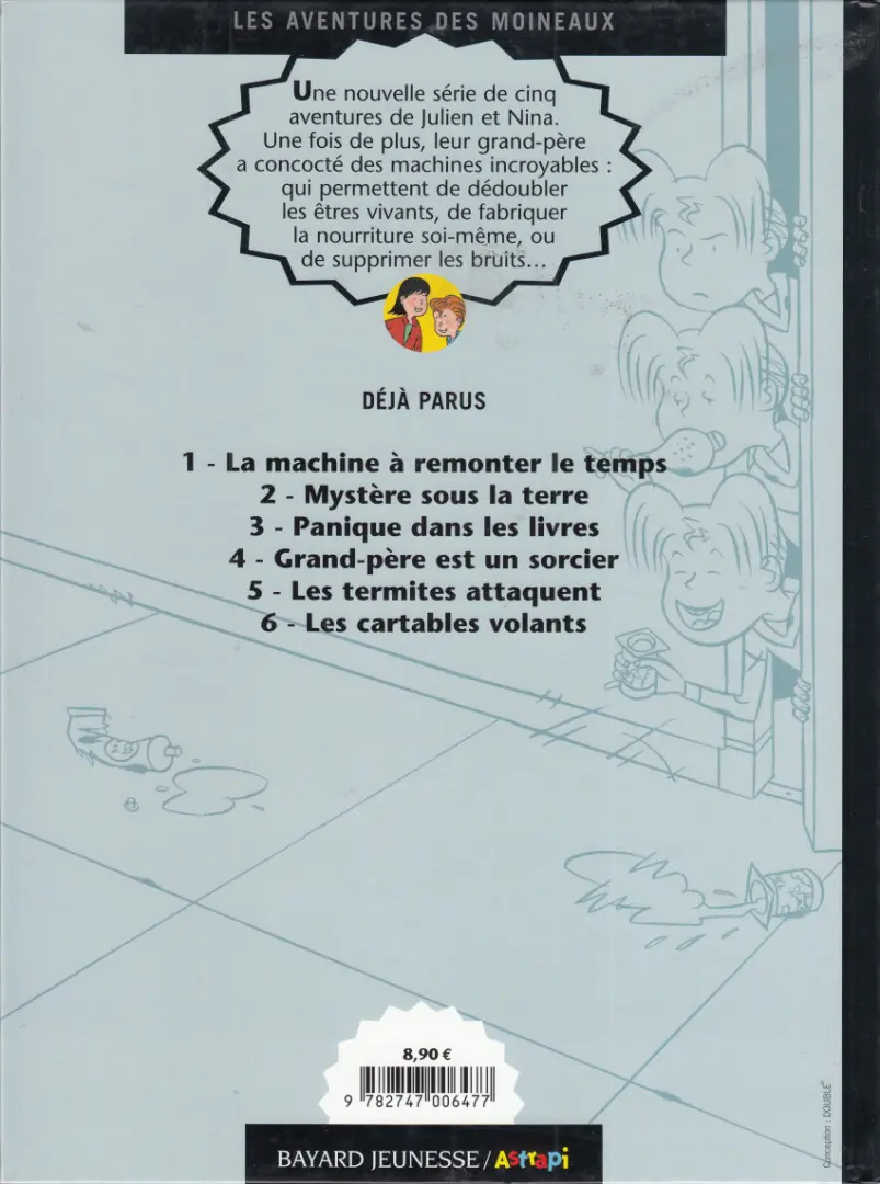 Verso de l'album Les aventures des Moineaux Tome 7 Julien et ses doubles