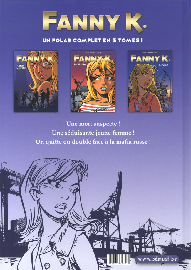 Verso de l'album Fanny K. 2 Morpheus